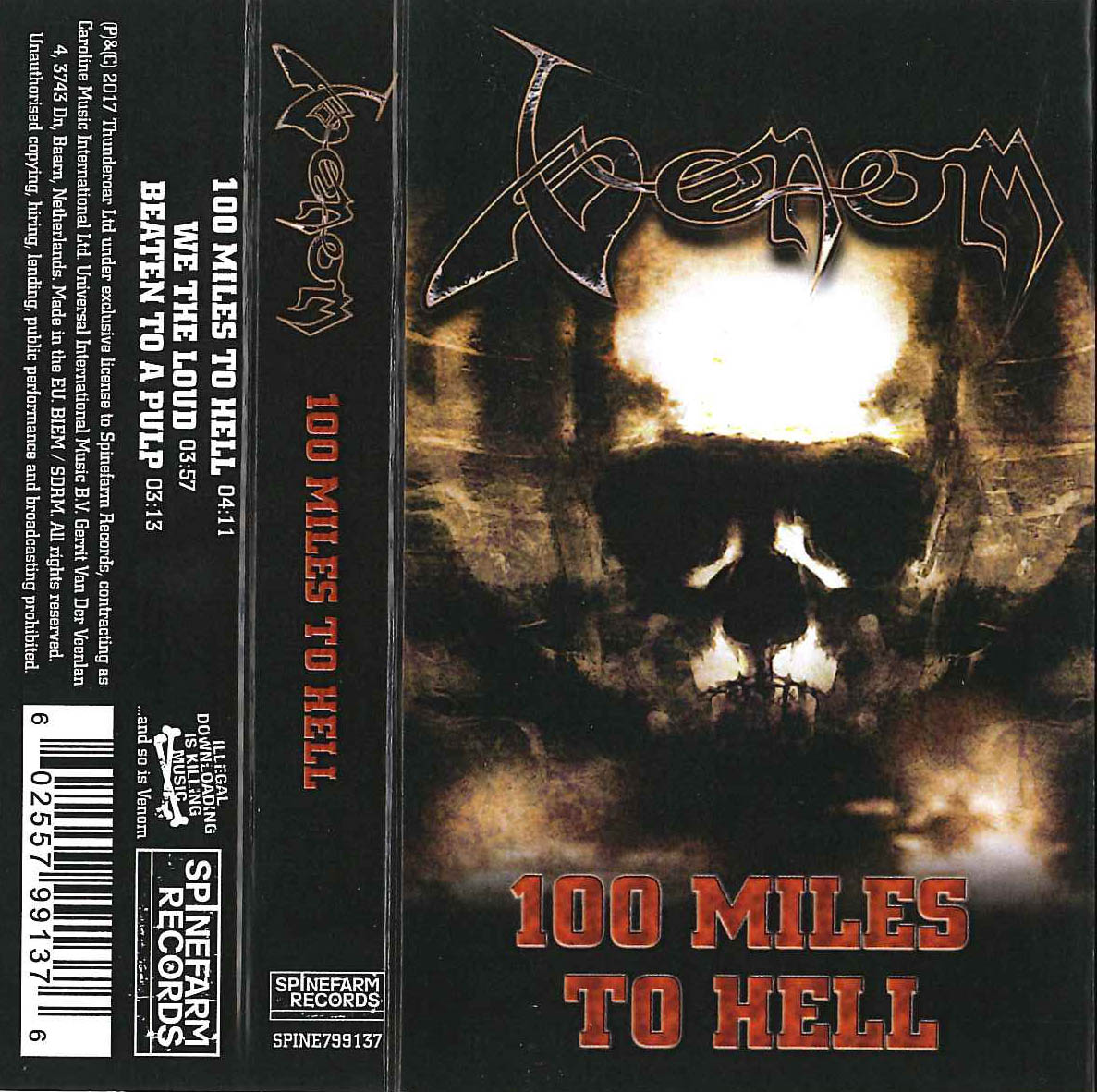 Venom Tapes Collection 100 miles to hell