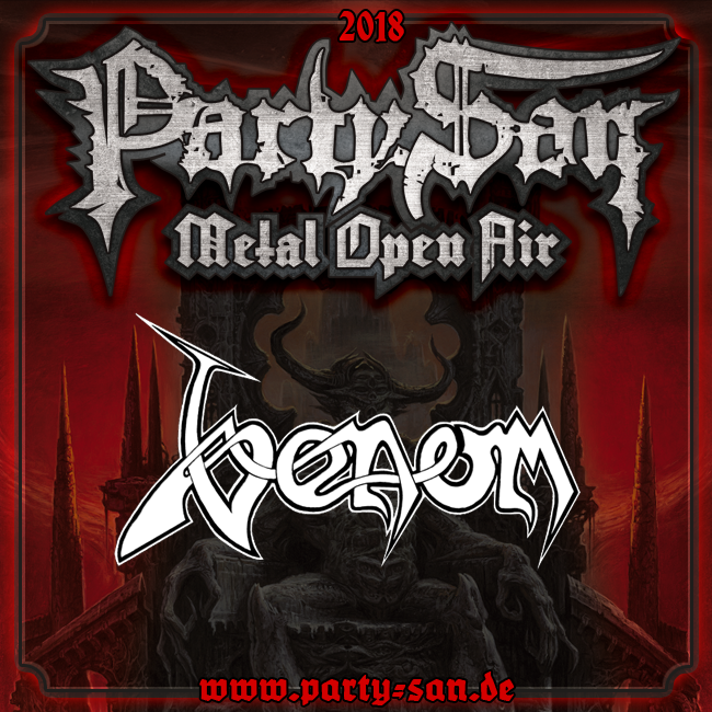 Venom black metal news party san open air 2018