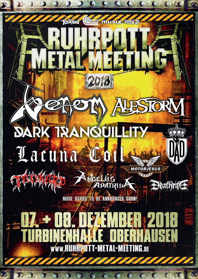 Venom Black Metal ruhrpott metal meeting 2018 poster