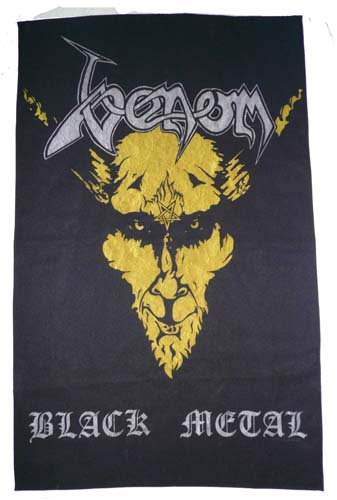 venom black metal flag