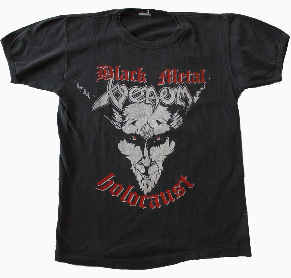 venom black metal tour shirts