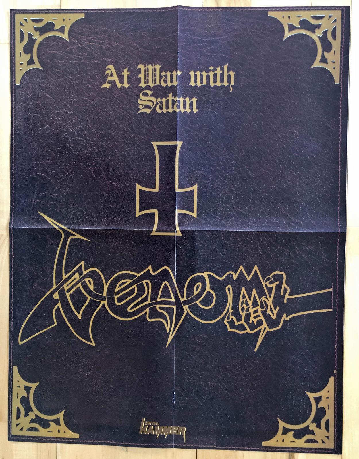 venom black metal collection homepage poster at war with satan