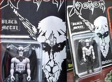 Venom Band Official news black metal cronos rage dante action figure