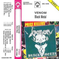 Venom black metal tape cassette rare