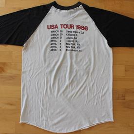 venom black metal jersey shirt tour 1986 usa