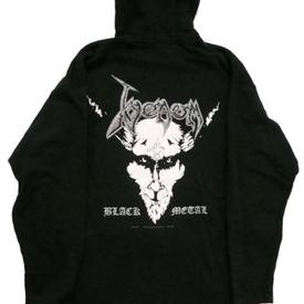 venom black metal collection hodded shirt