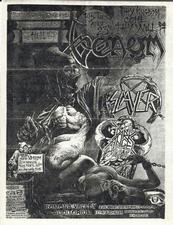 venom black metal flyer advert 1985