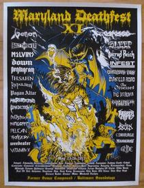 venom black metal tour poster