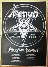 venom black metal collection brazil poster 1986