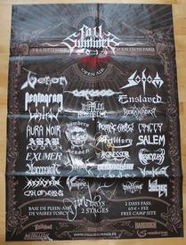 venom black metal fall of summer 2014 festival poster