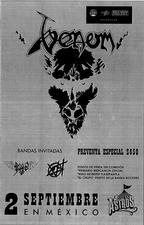 venom black metal mexico live 2016
