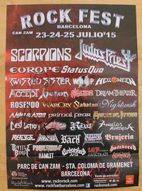 venom black metal rock fest barcelona 2015 poster