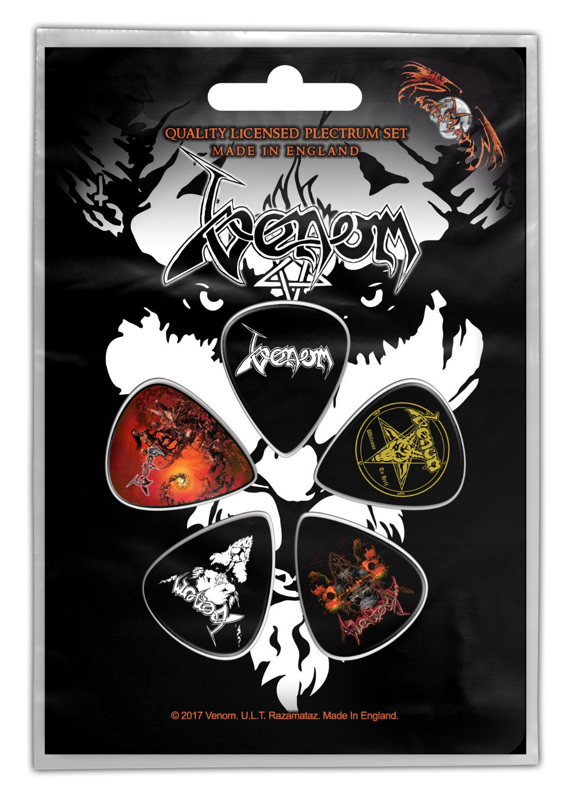 venom black metal collection homepage guitar picks plectrum